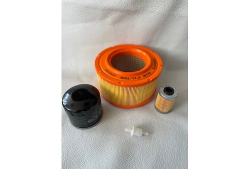 PT 150 Filterset (brandstof voorfilter, brandstof filter, lucht filter, olie filter) 